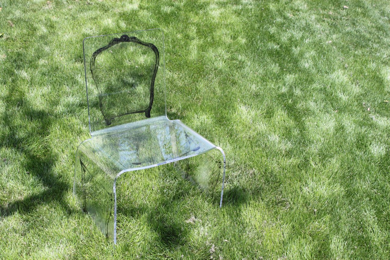 Aaron R. Thomas acrylic Ghost chair