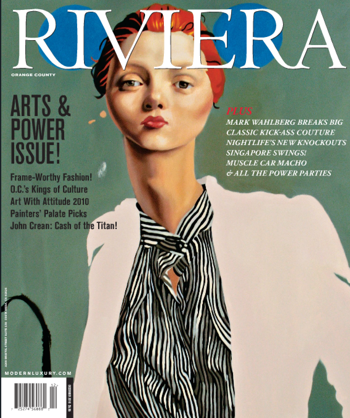 Aaron R. Thomas in Riviera magazine Dec 2010