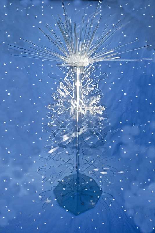 Aaron R Thomas Bionic Acrylic /Lucite Modern Christmas Tree