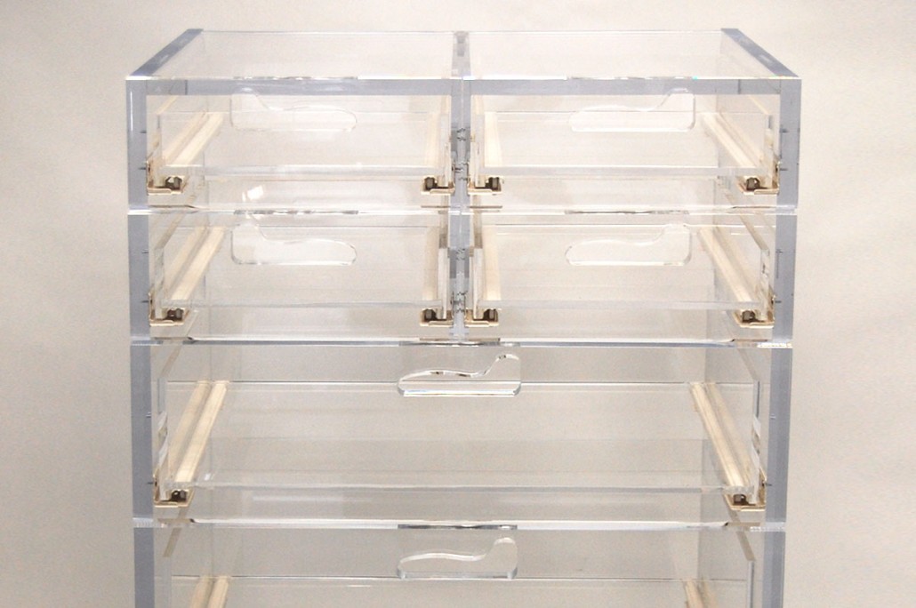 Lucite / acrylic dresser drawers Modern Acrylic Furniture by Aaron R. Thomas