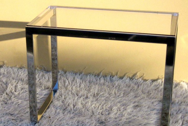 Stainless and Acrylic Table